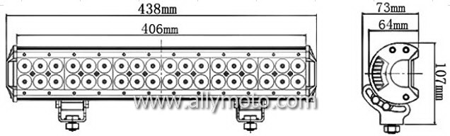 108W LED Light Bar 2024